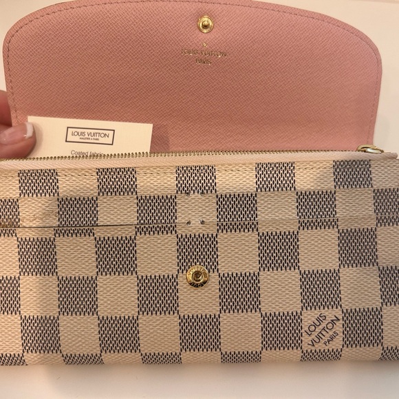 Louis Vuitton Emilie Wallet- Damier Azur Canvas - Picture 2 of 7